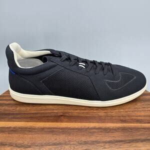 Rothy's RS01 Shoes Mens 12 Black Knit Lace Up Low Top Walking Casual Sneakers